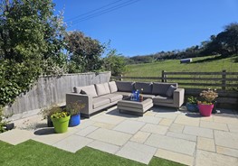 Outdoor seating area